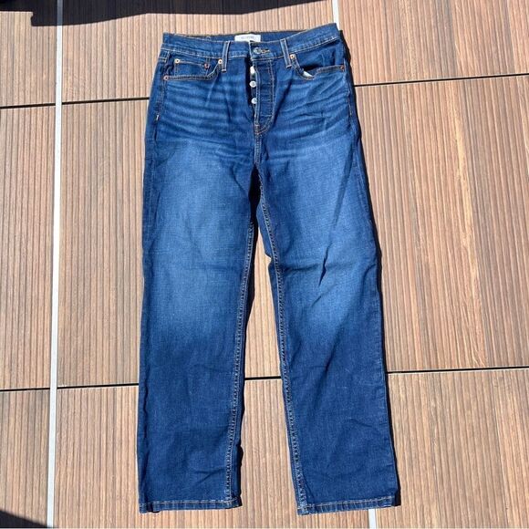Re/Done Denim - Re/Done Women's High Rise Blue Jeans | Size: 29